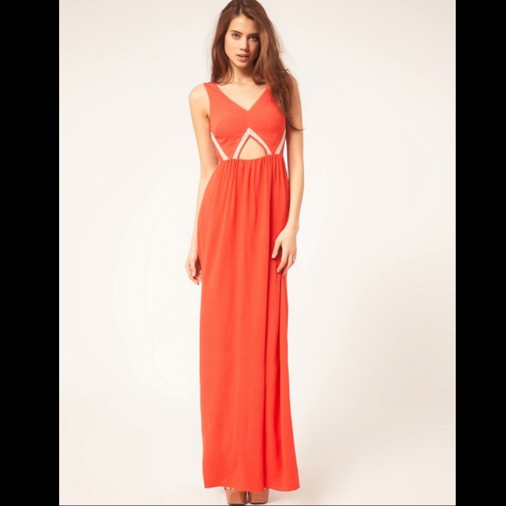 Finders Keepers Revolve Sunset Maxi Dress, Size S